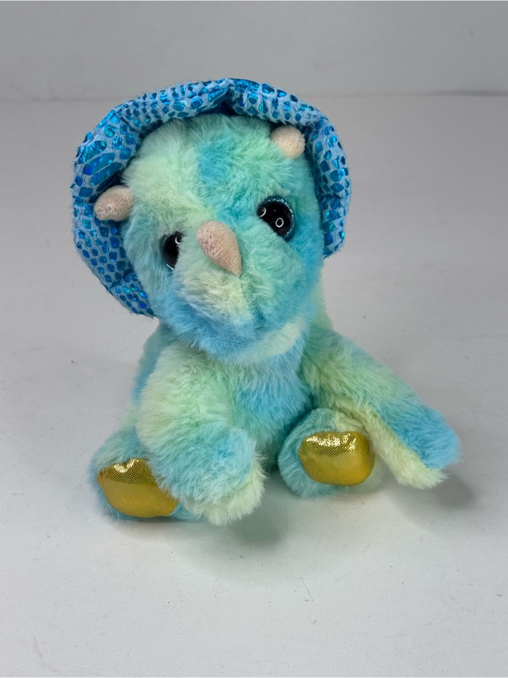 Midwood Brands Cuddle Creature dinosaur blue-green Dino Plush Stuffed Animal